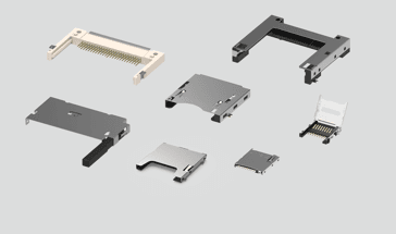 ATTEND flash memory card connectors