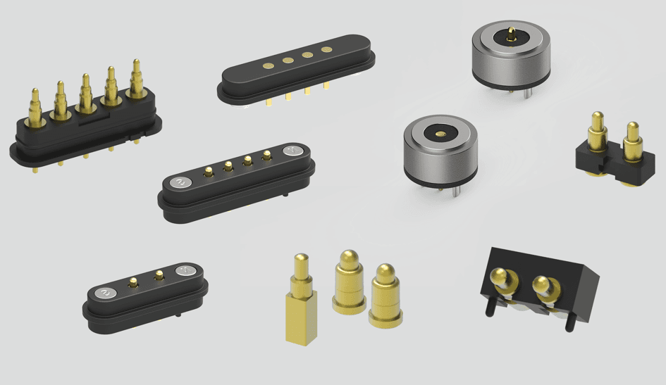 ATTEND spring-loaded pogo pin connectors